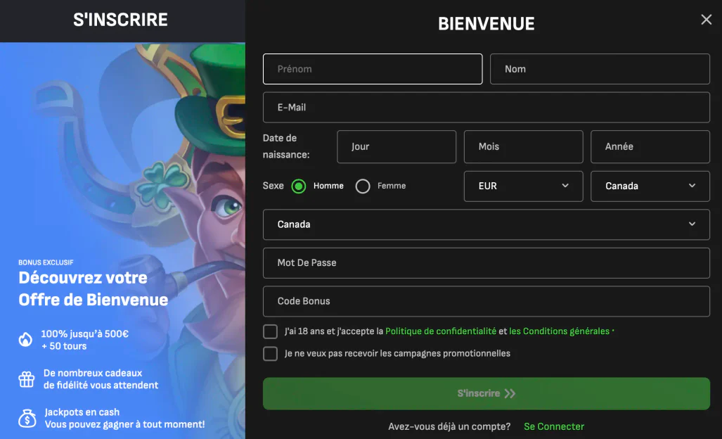 Gains et victoires de joueurs sur Cloverspin Casino